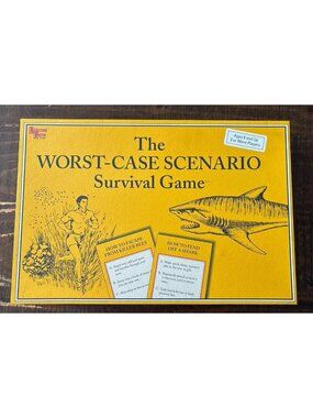 The Worst Case Scenario Survival Game-Contains All Pieces & Cards Ages 8 & Up